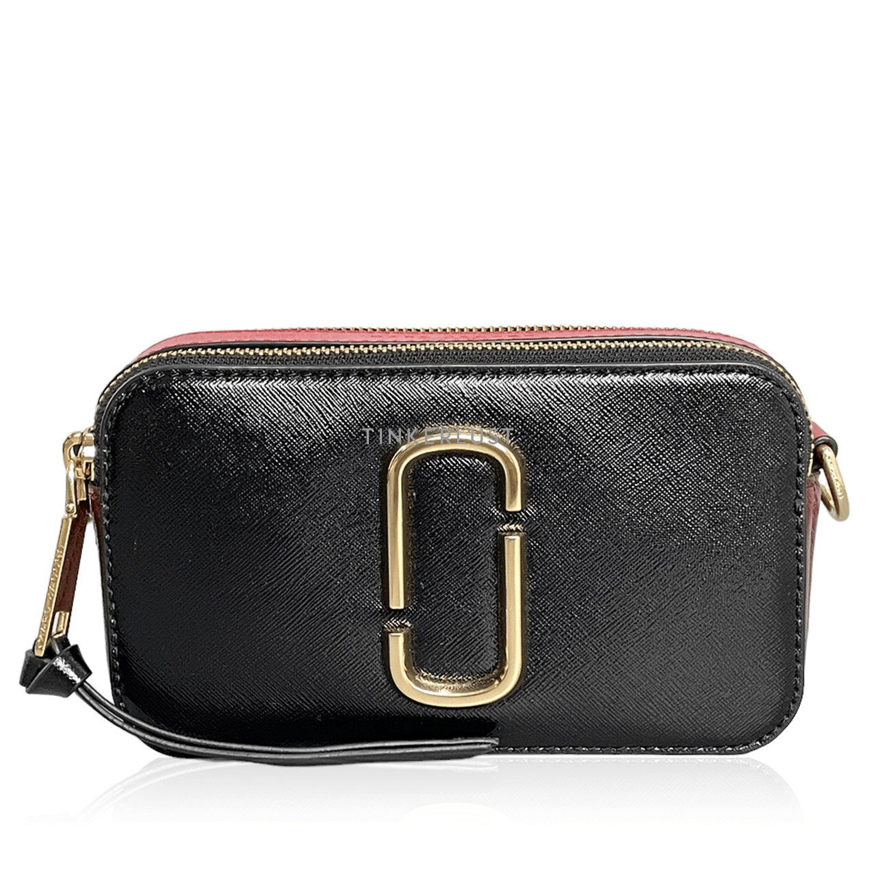 Marc Jacobs Black & Red Snapshot Shoulder Bag	