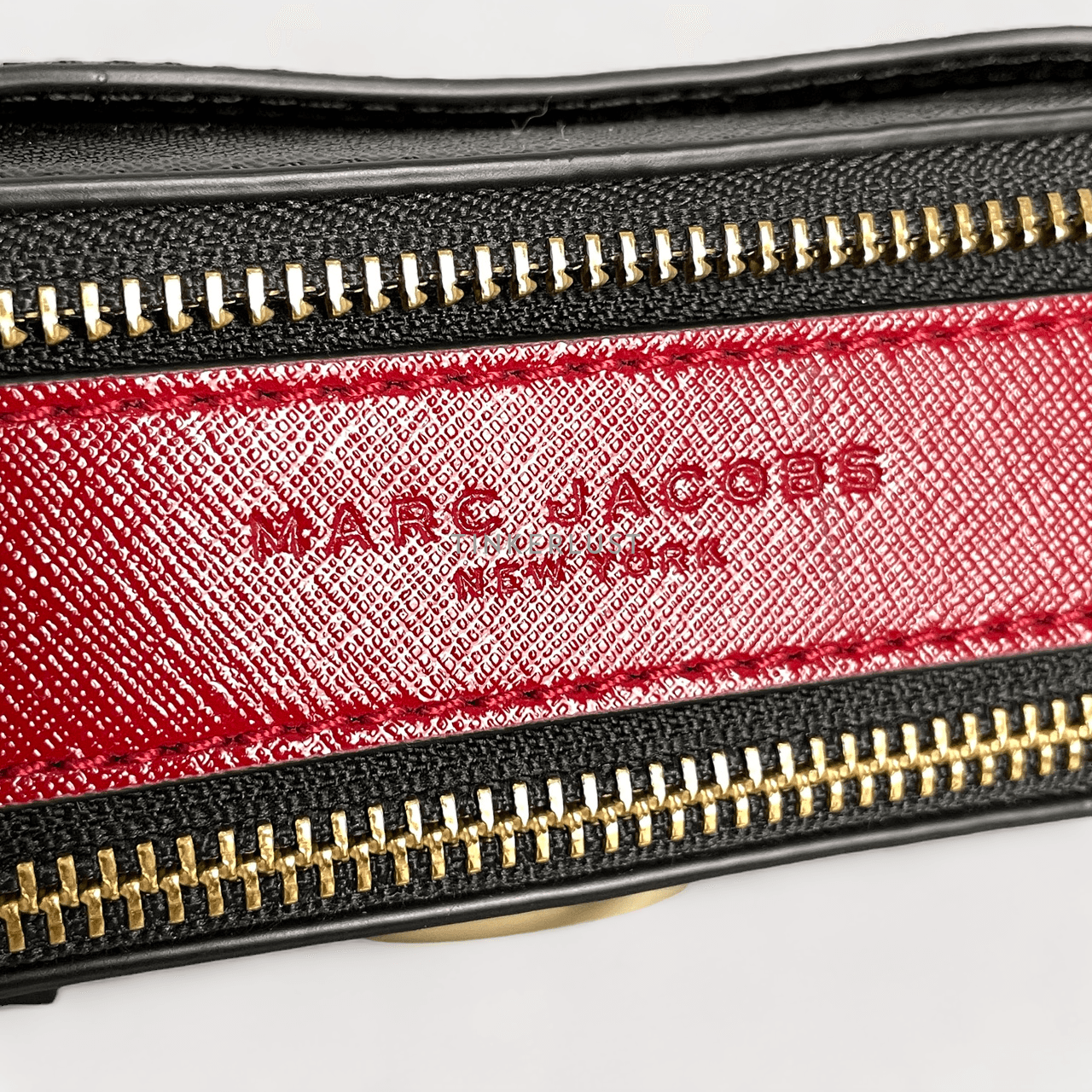 Marc Jacobs Black & Red Snapshot Shoulder Bag	