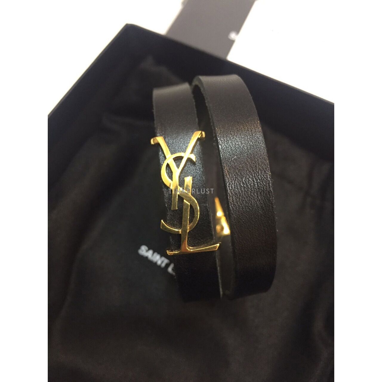 Saint Laurent Opyum Black GHW Bracelet