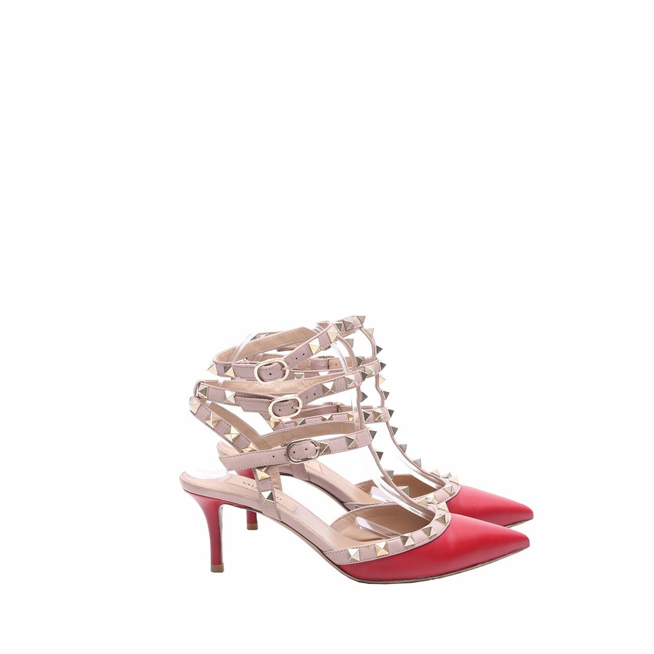 Valentino Garavani Red Studded Heels