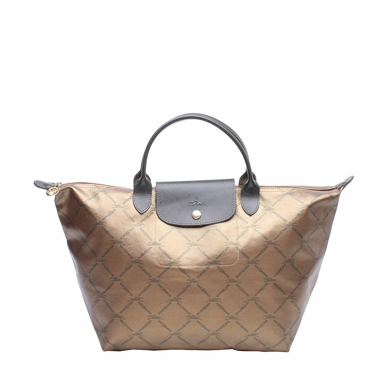 Longchamp Gold Bronze Tote Bag