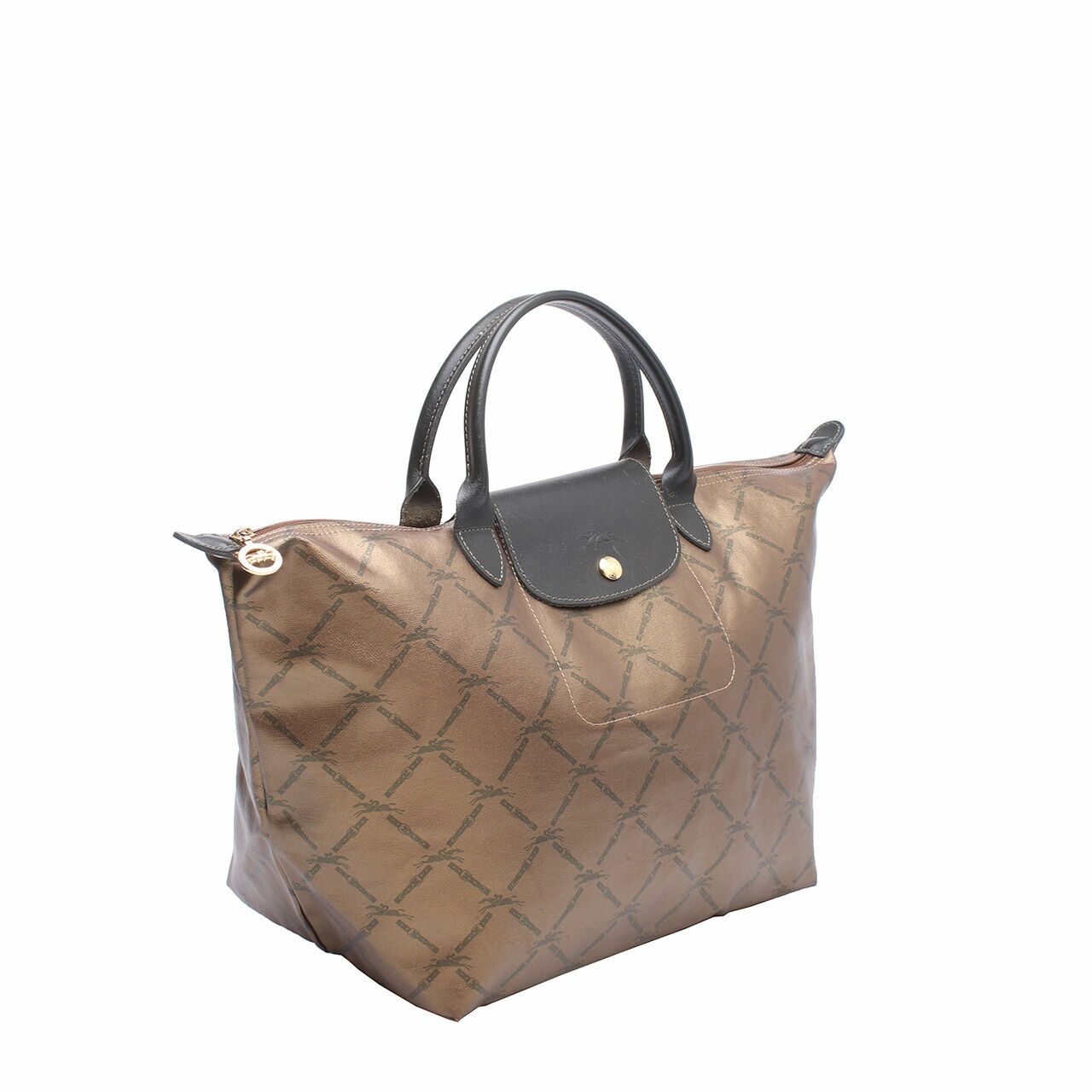 Longchamp Gold Bronze Tote Bag