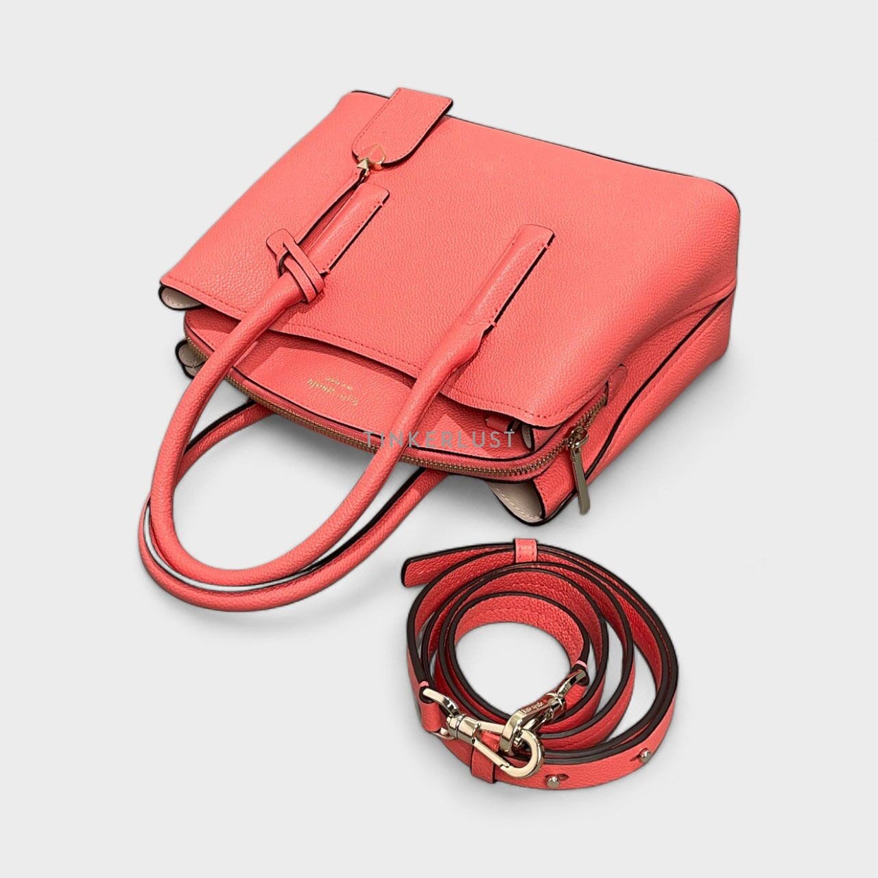 Kate Spade PXRUA161 Margaux Medium Lychee Satchel