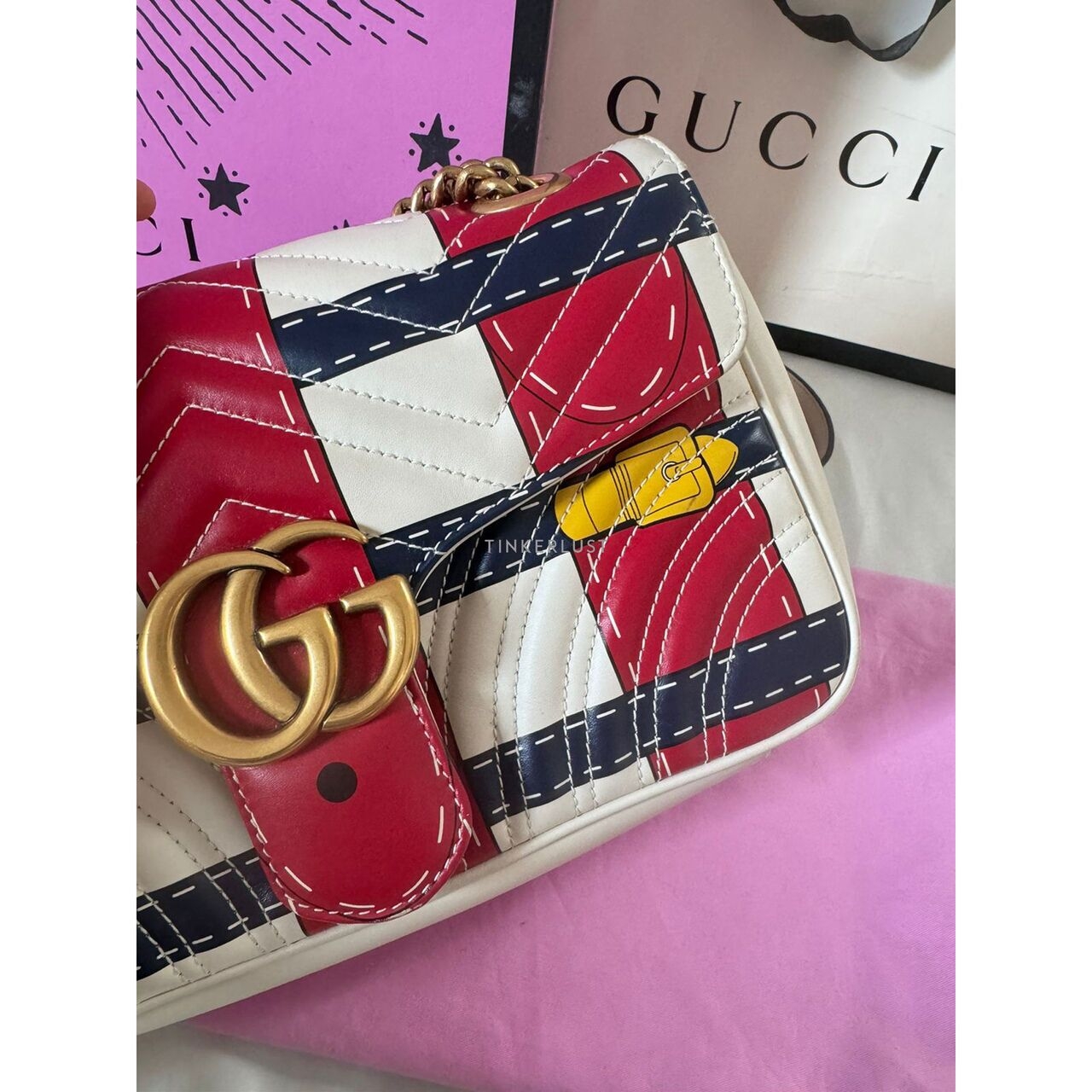 Gucci Marmont Multicolor Small Shoulder Bag