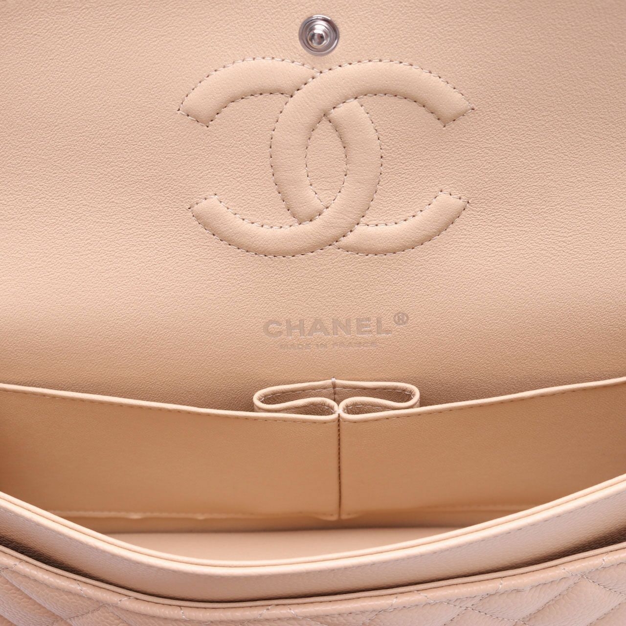 Chanel Medium Beige Shoulder Bag