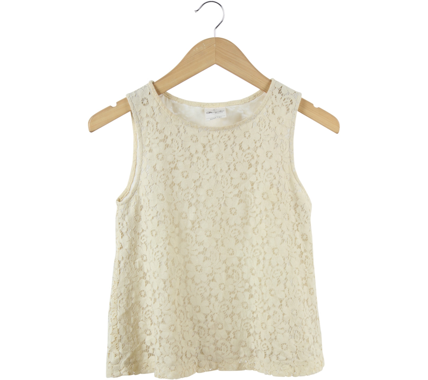 Petite Cupcake Cream Lace Sleeveless