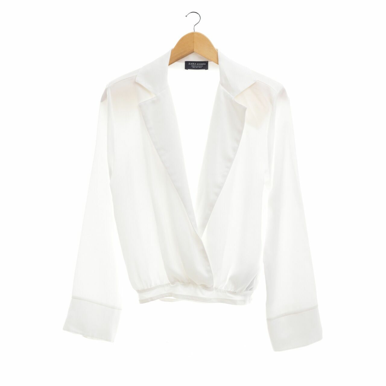 Zara White Blouse