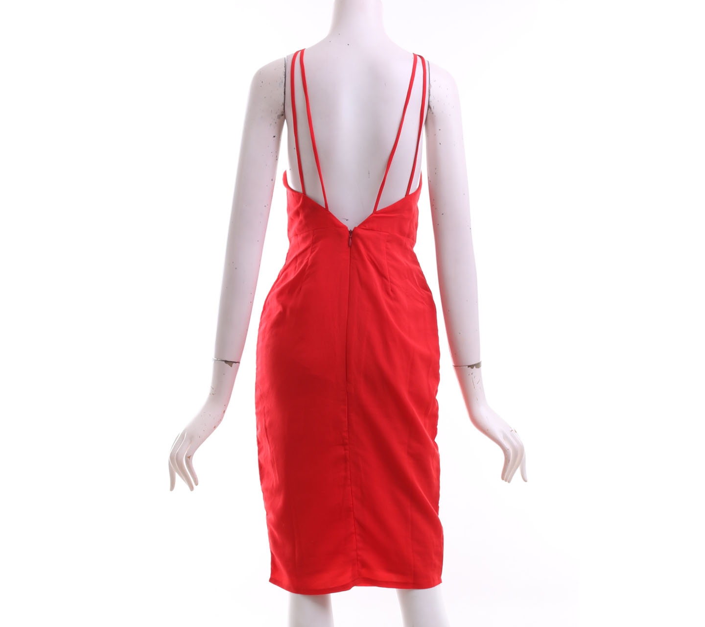 Status quo Red Mini Dress