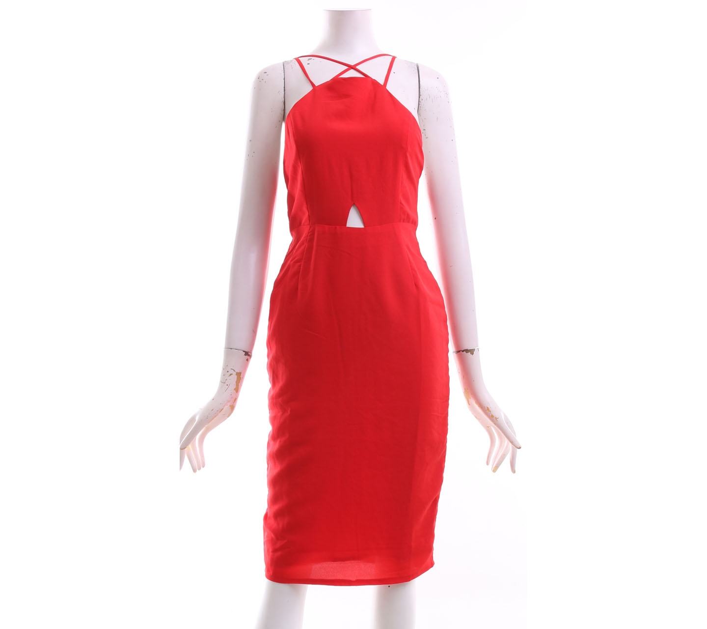 Status quo Red Mini Dress