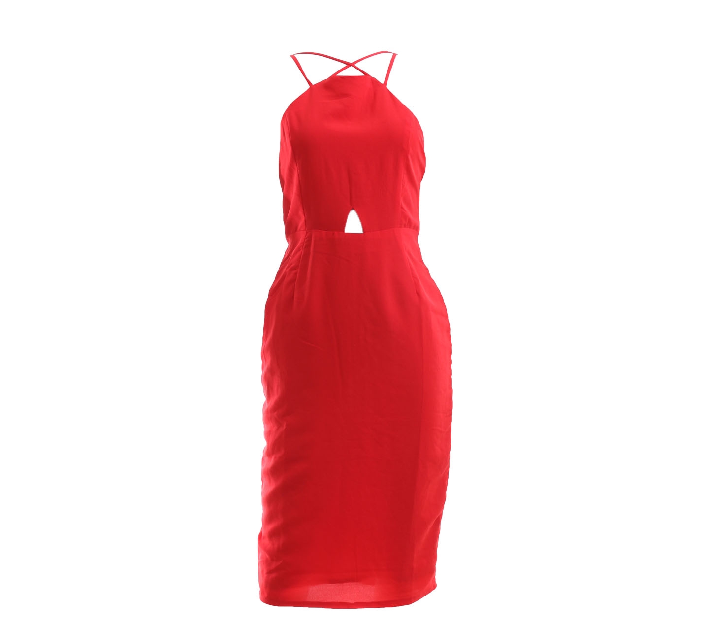 Status quo Red Mini Dress