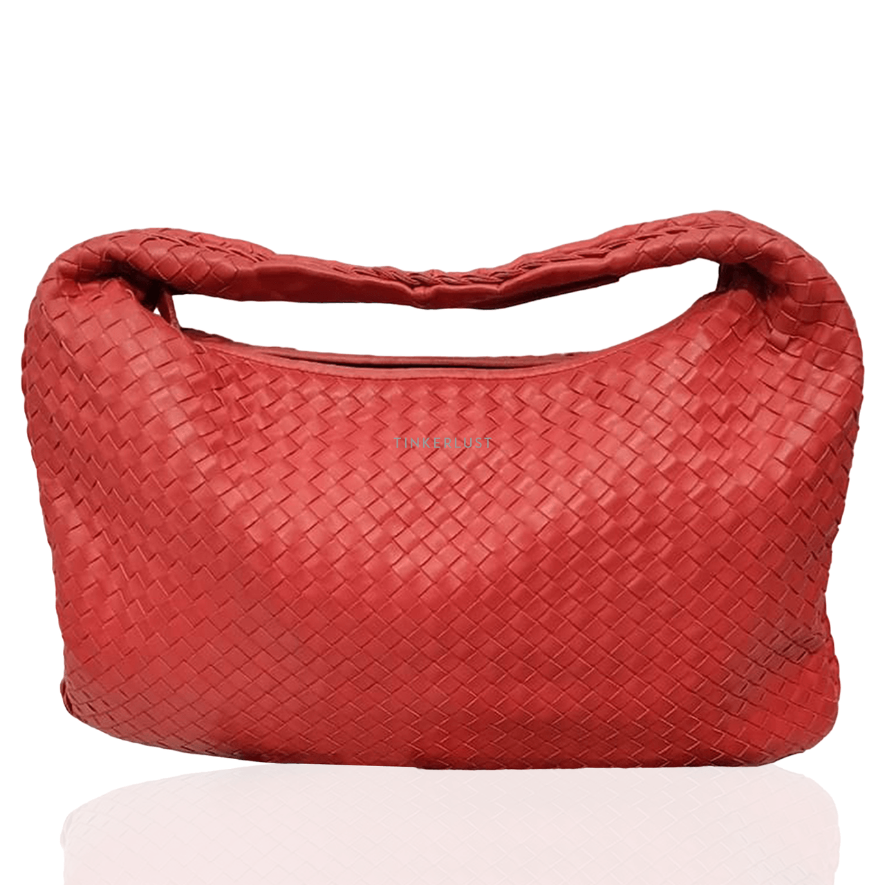 Bottega Veneta Hobo Medium Red Shoulder Bag