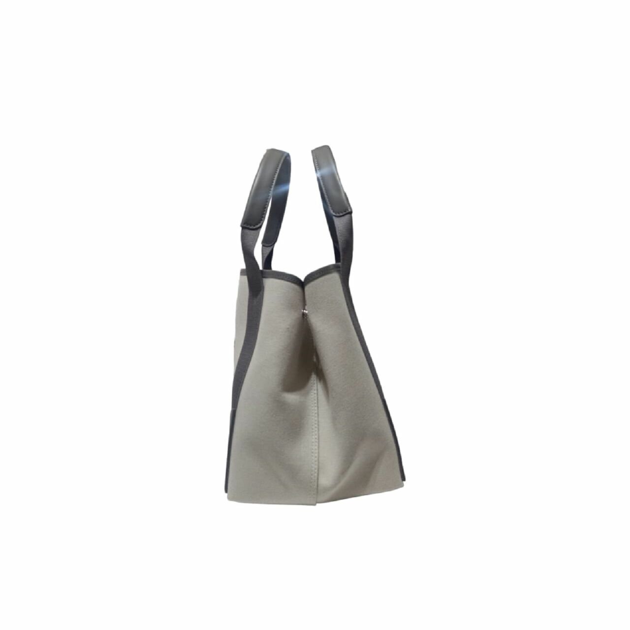 Balenciaga Cabas Tote Navy Small Natural Grey