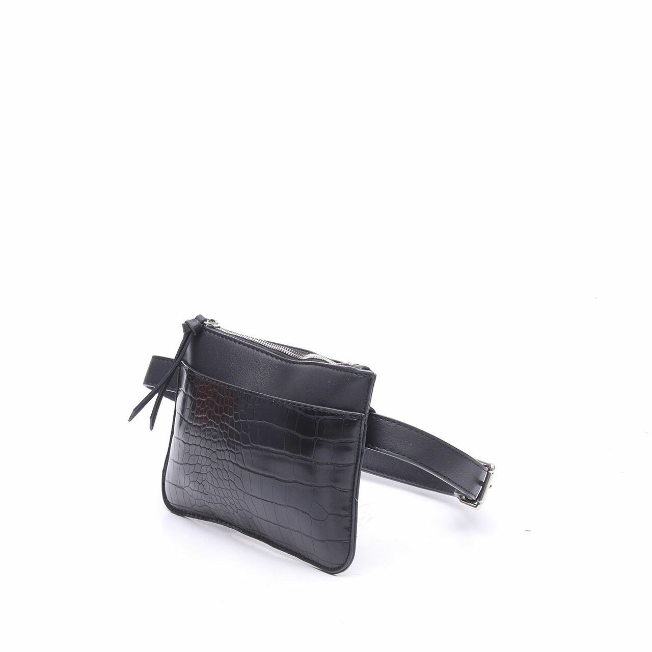 Stradivarius Black Waist Bag Sling Bag