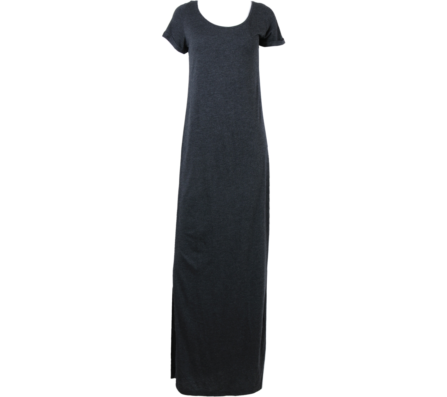 H&M Dark Grey Slit Long Dress