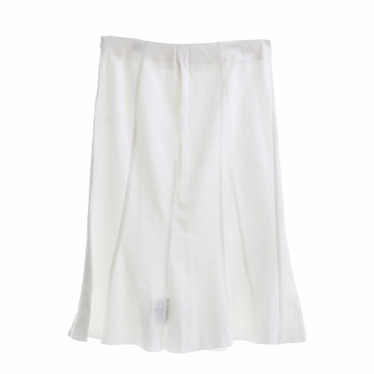 Mango Off White Midi Skirt