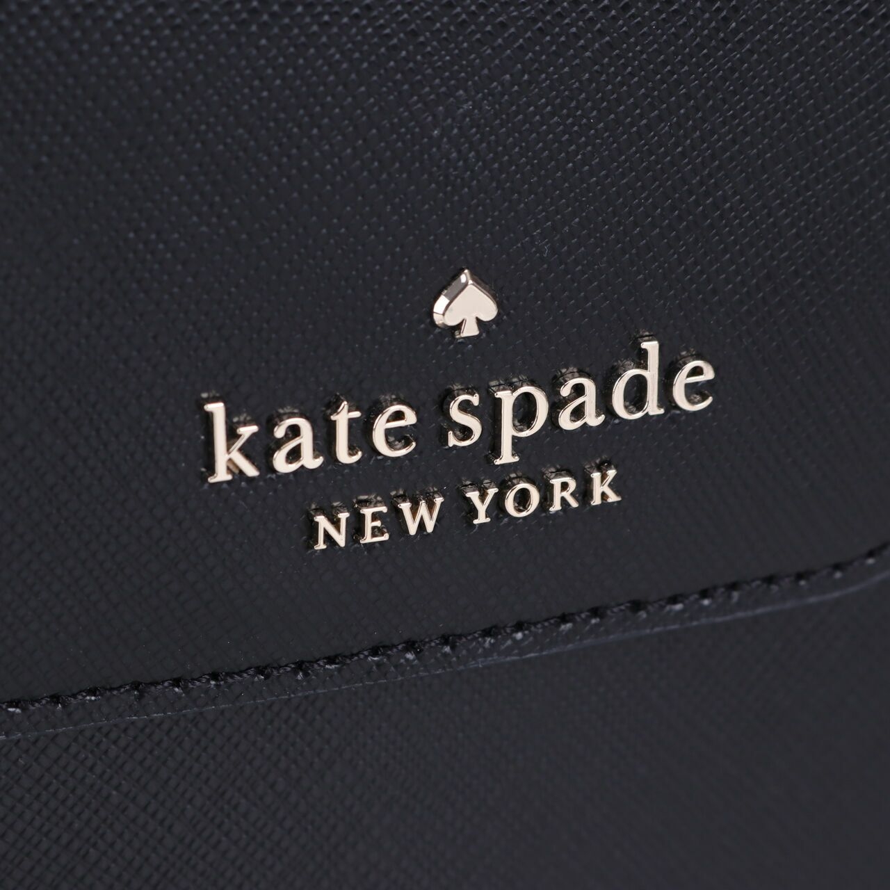 Kate Spade WIR00008 Staci Black Flap Phone Crossbody Bag