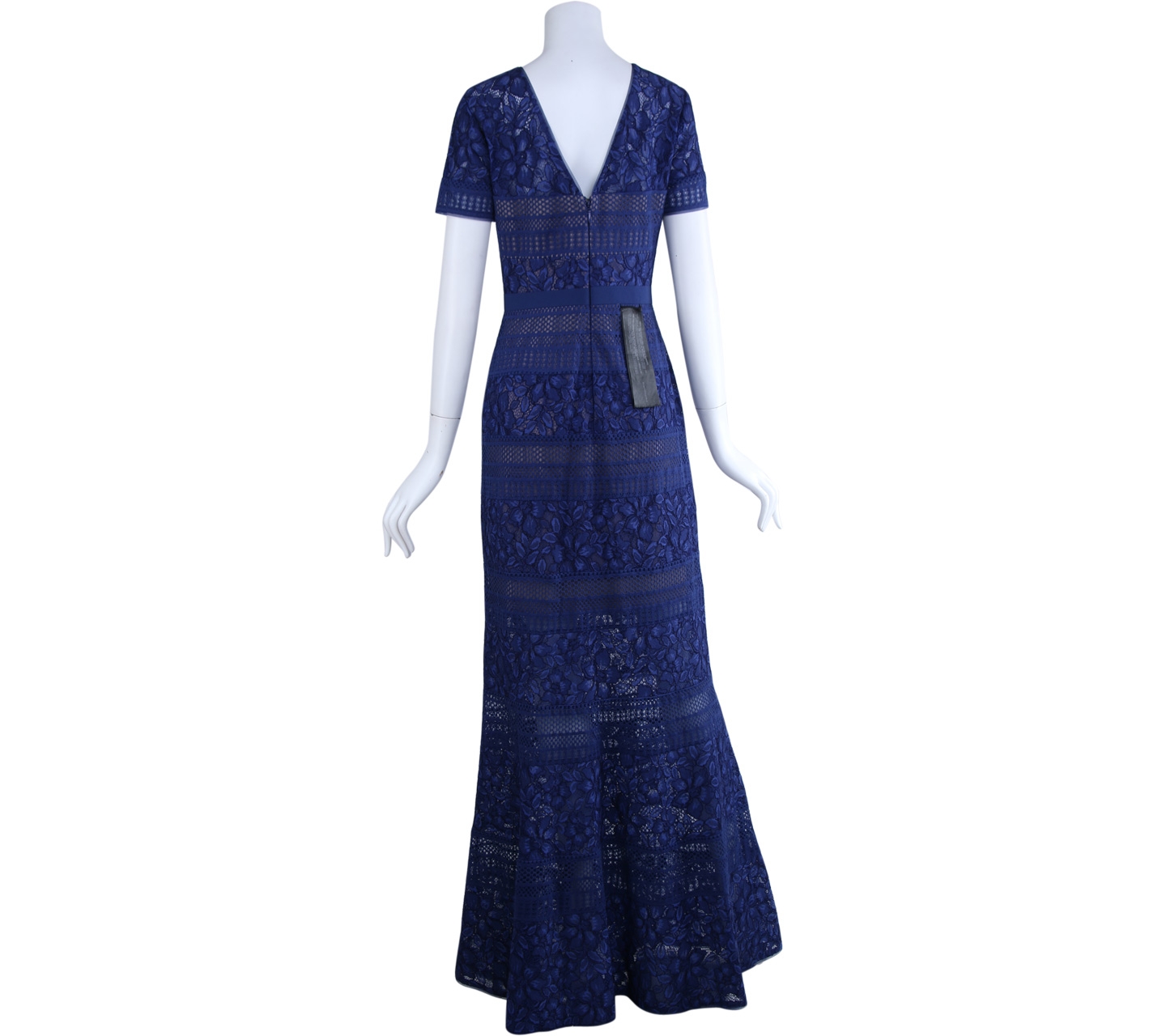 BCBG Maxazria Dark Blue Ivetta Long Dress