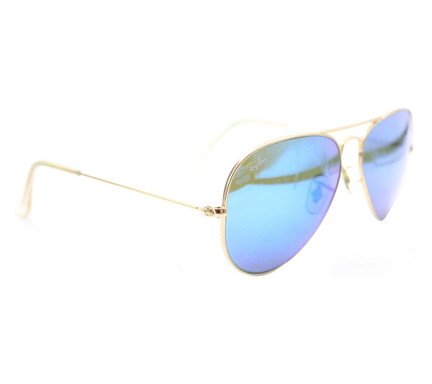 Ray Ban Blue Aviator Polarized Sunglasses