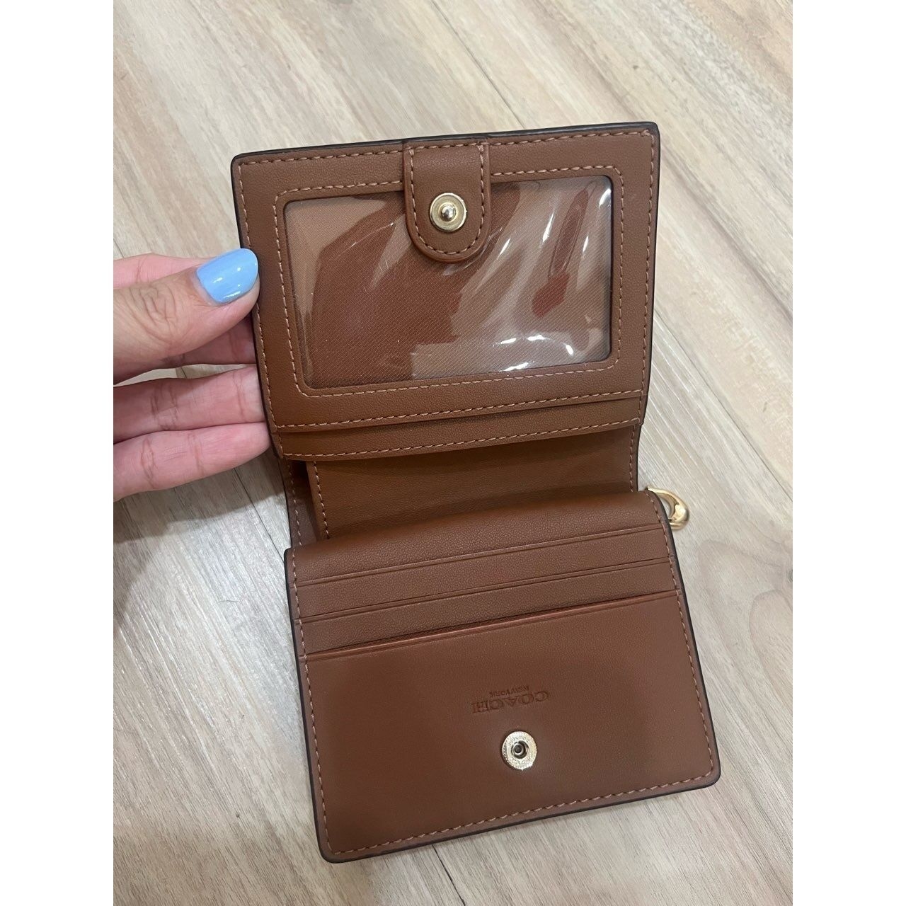 Coach Brown & Gold Wallet