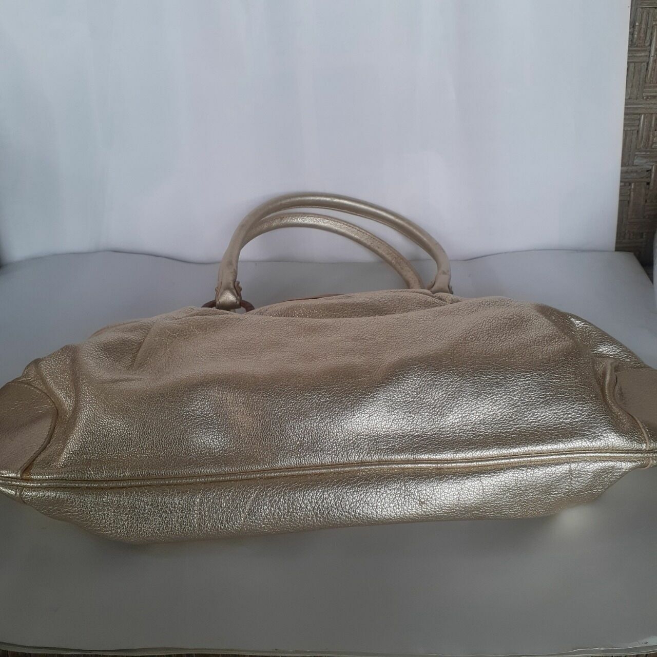 Salvatore Ferragamo Silver Handbag