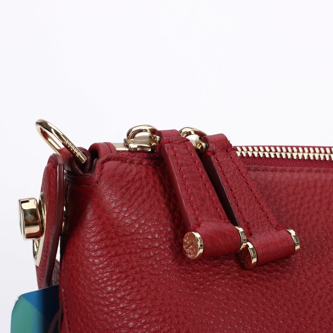 Bally Fiona Red Hobo Shoulder Bag