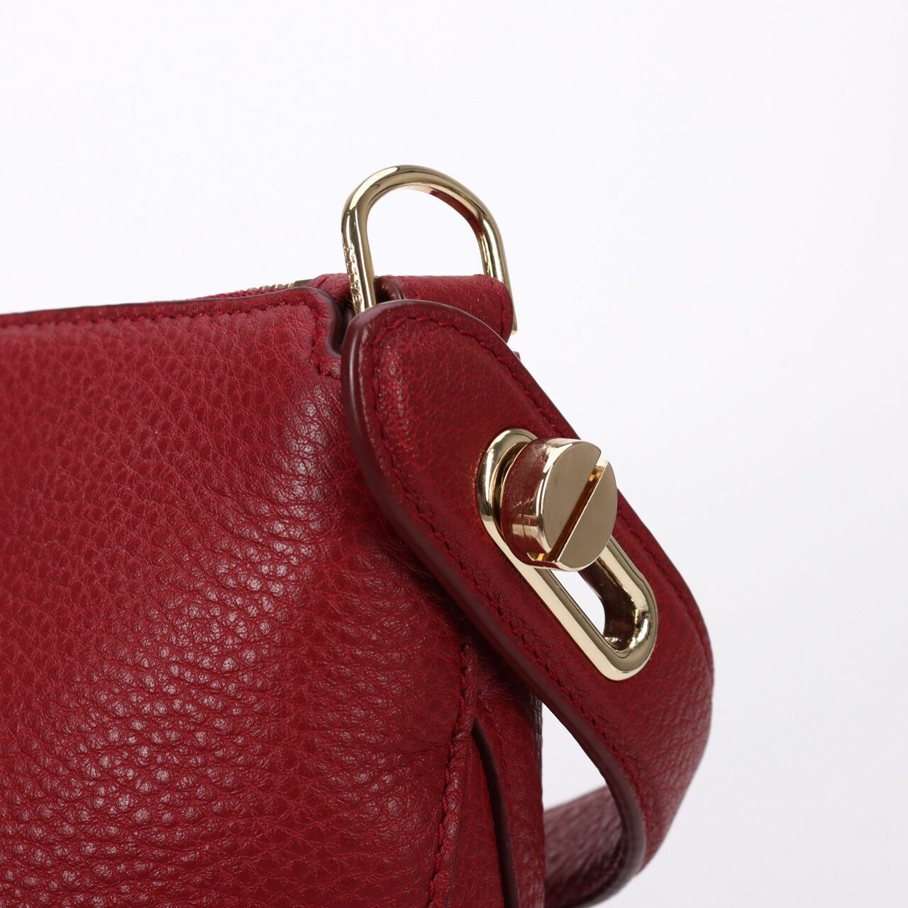 Bally Fiona Red Hobo Shoulder Bag