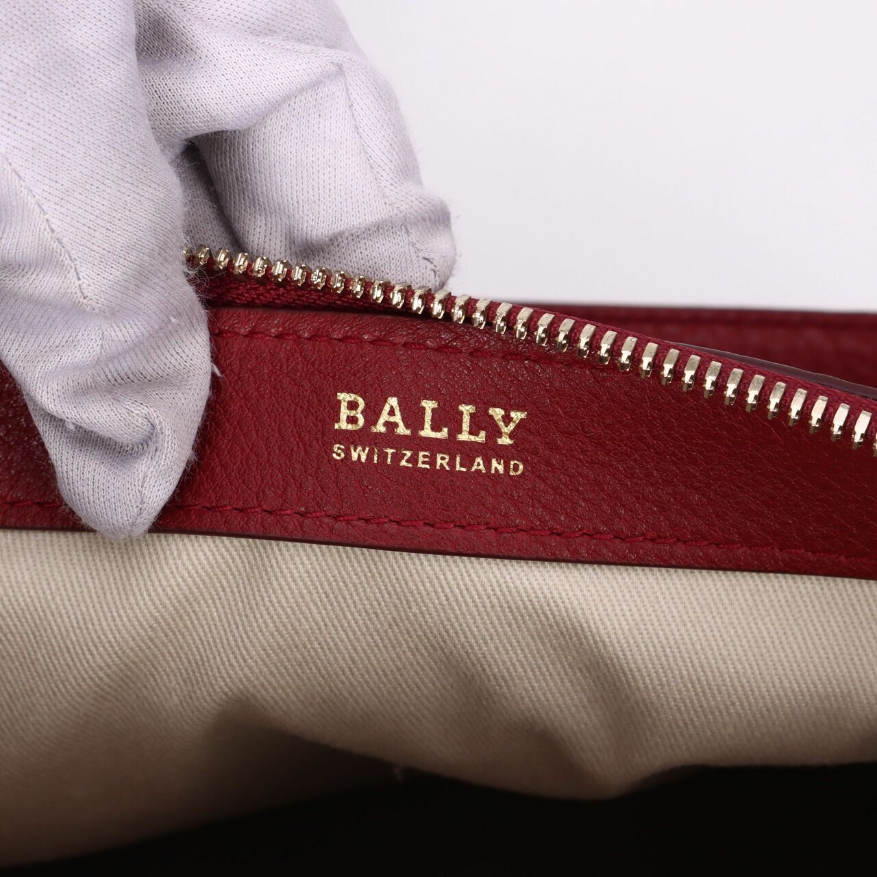 Bally Fiona Red Hobo Shoulder Bag