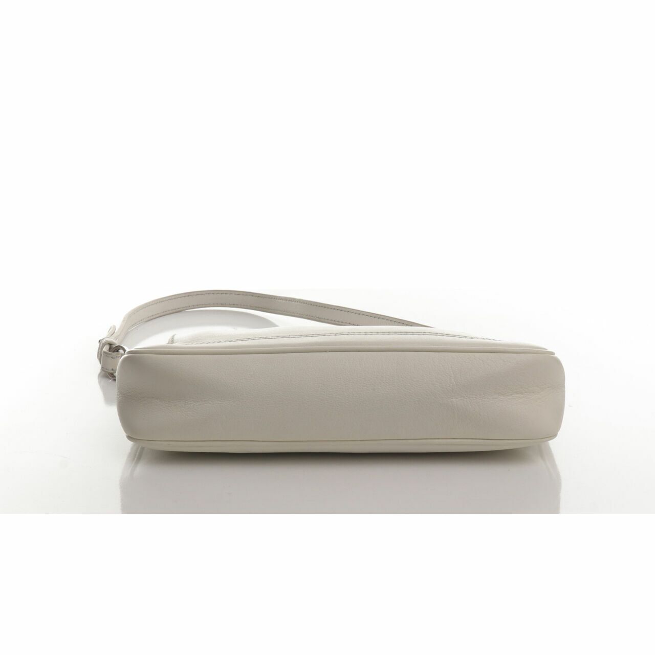 Salvatore Ferragamo White Shoulder Bag