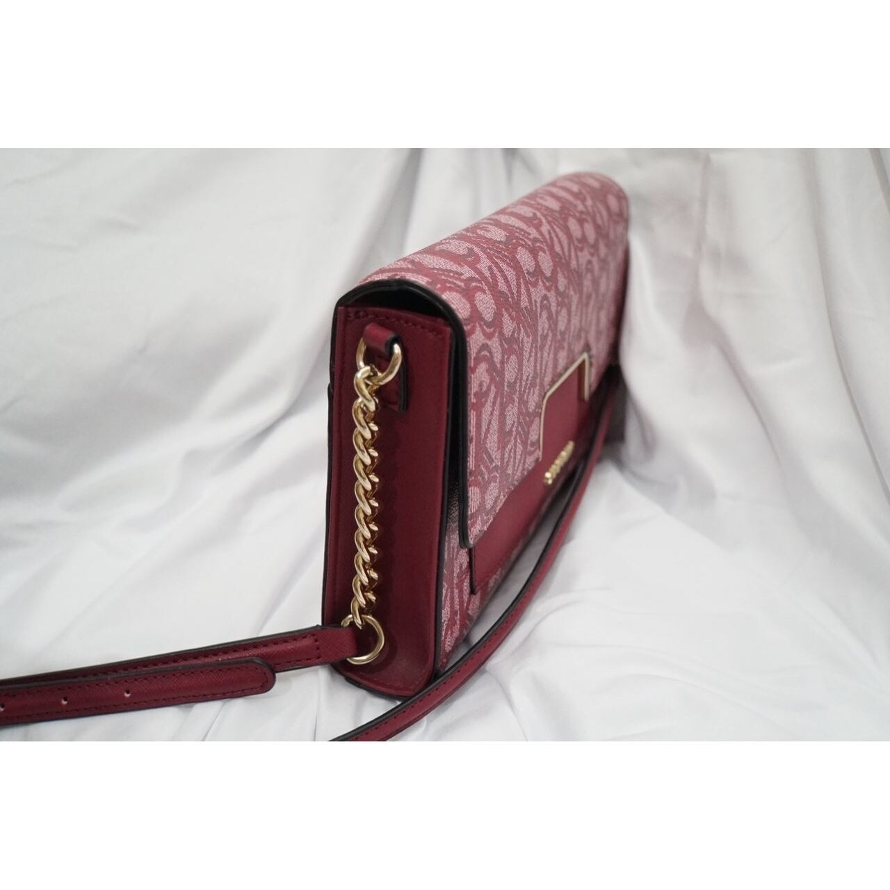 Calvin Klein Burgundy & Pink Sling Bag