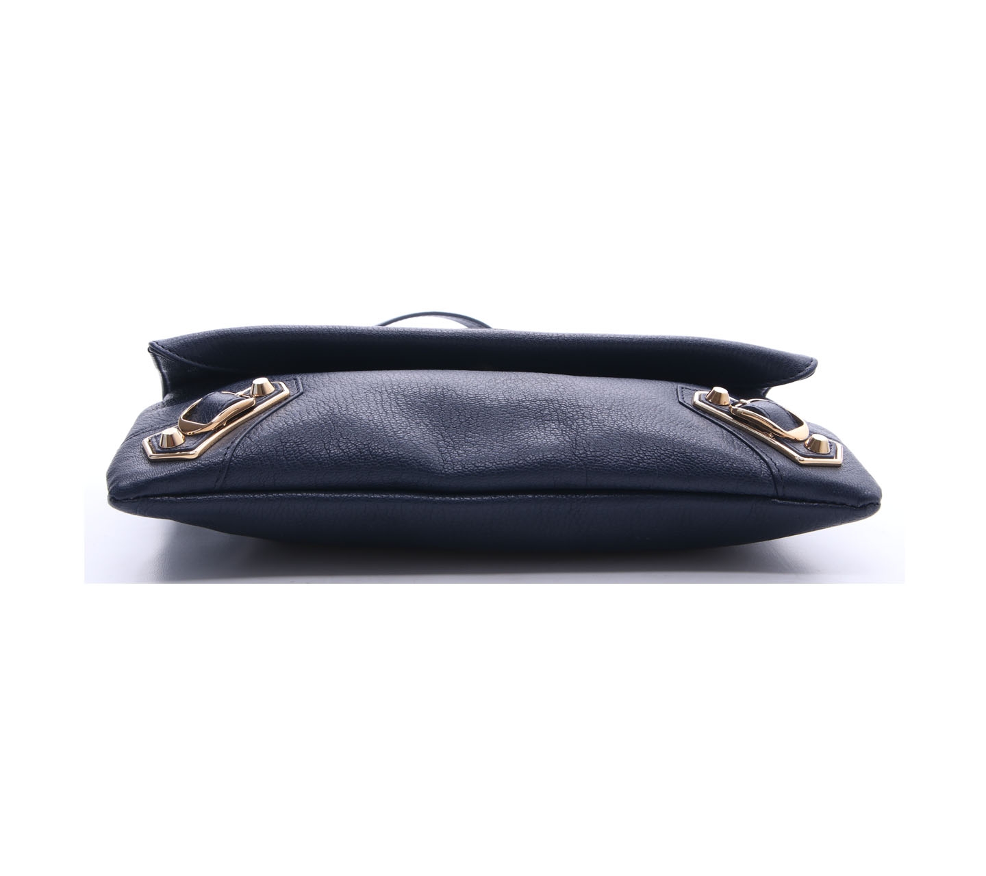 Balenciaga Navy Leather City Clutch