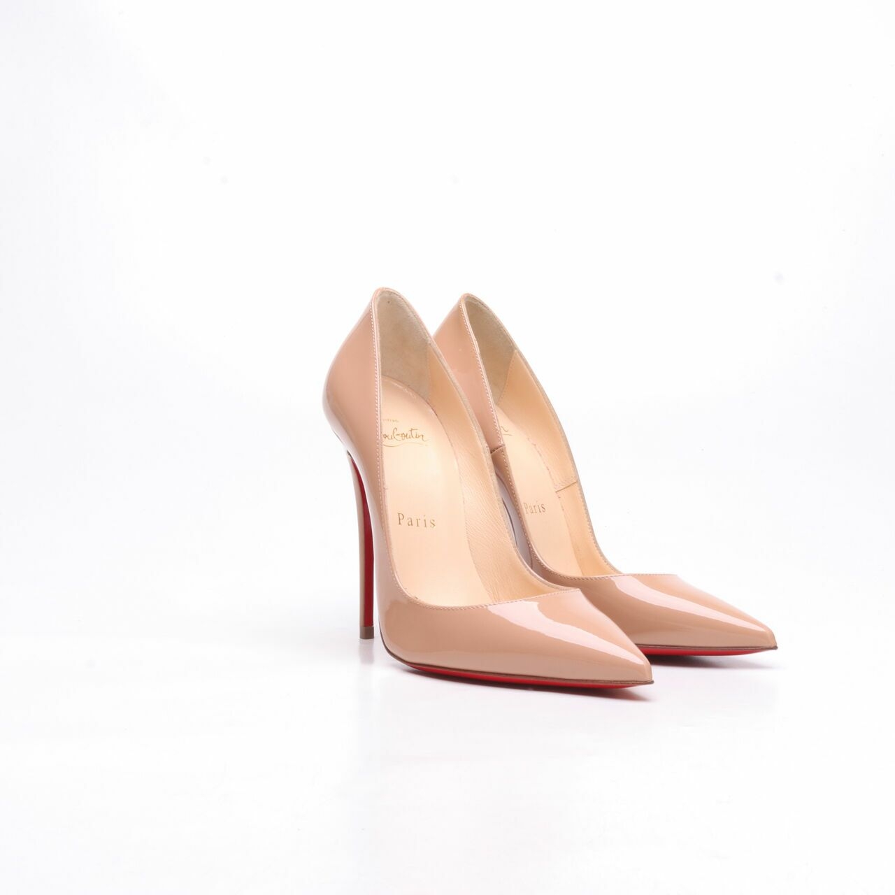 Christian Louboutin Nude Patent Heels