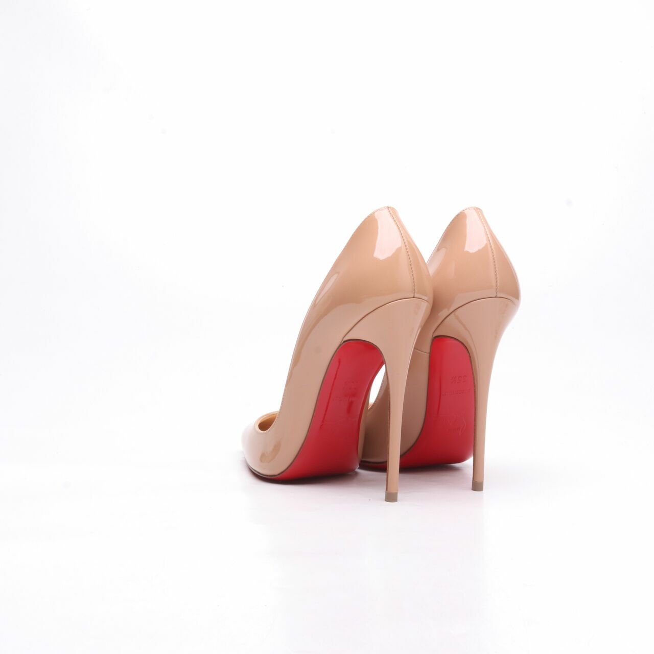 Christian Louboutin Nude Patent Heels