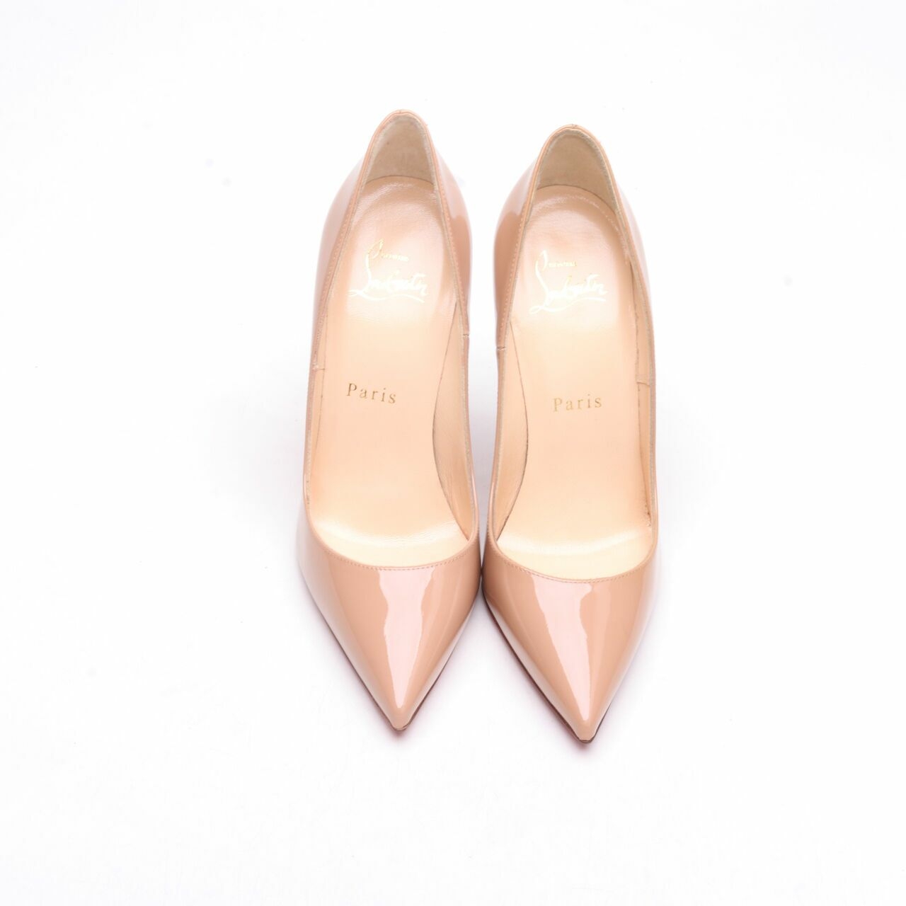 Christian Louboutin Nude Patent Heels