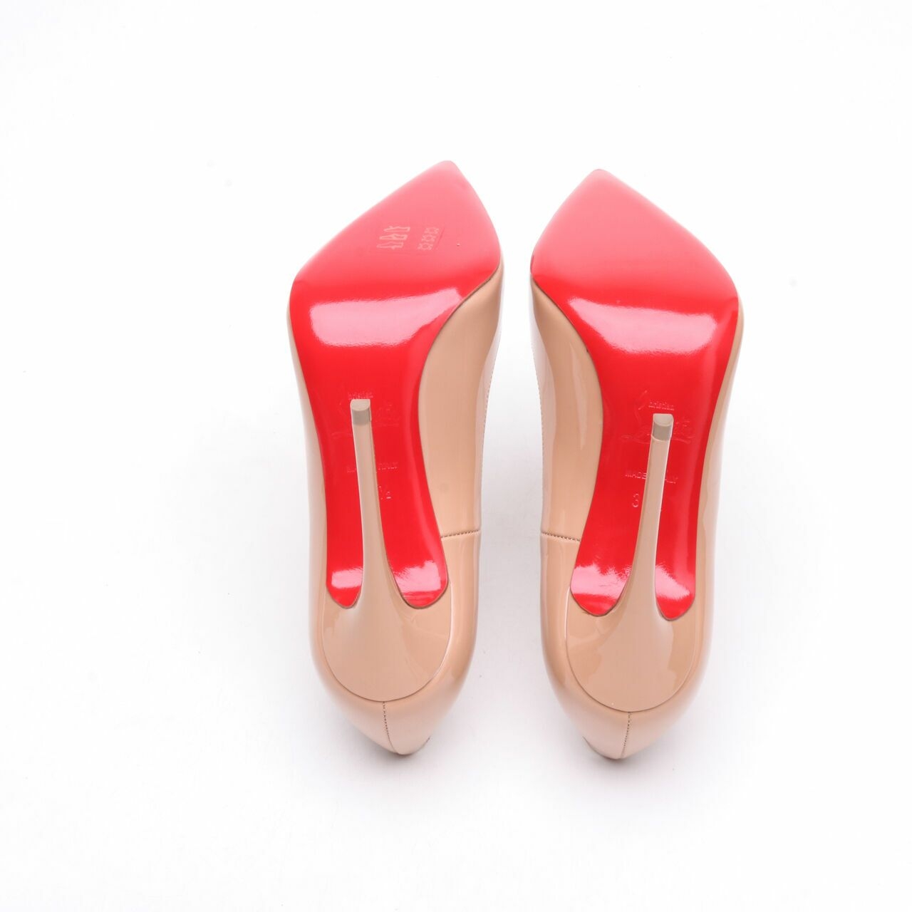 Christian Louboutin Nude Patent Heels