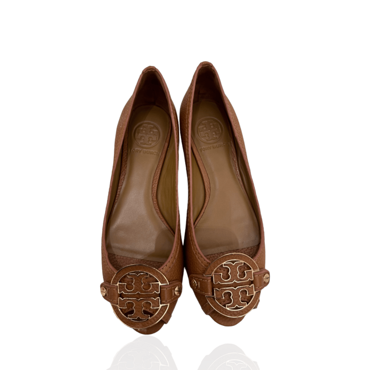 Tory Burch Royal Tan Wedges