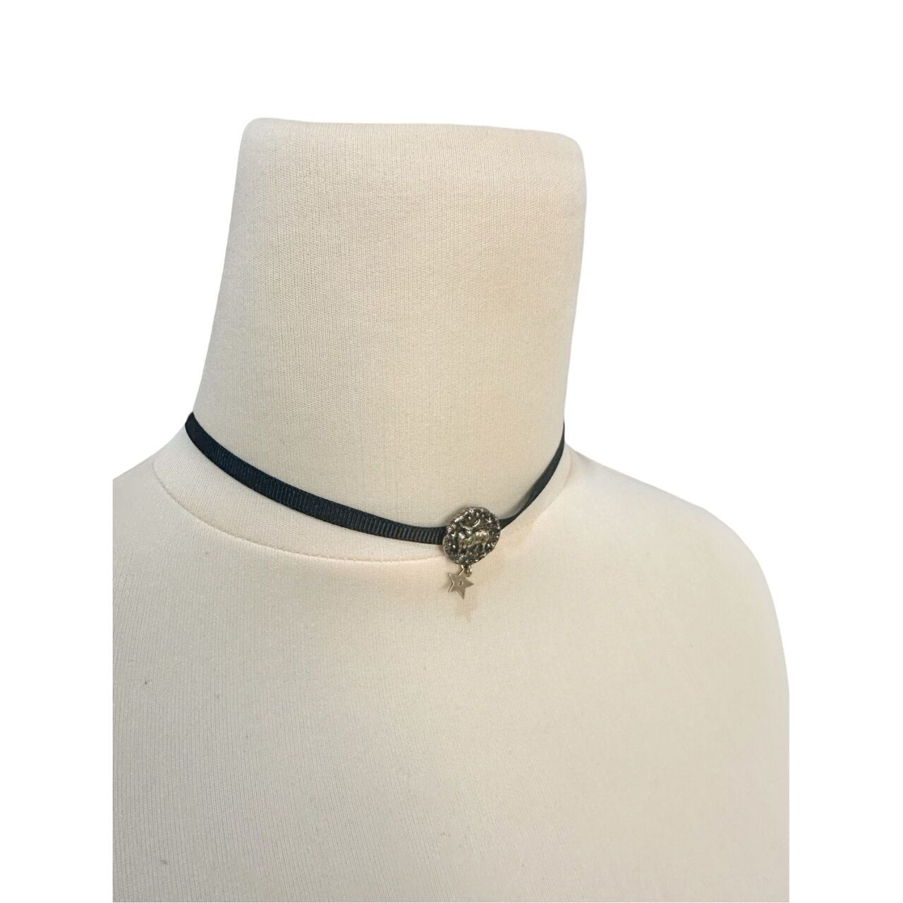 Christian Dior Black Constellation Choker Necklace