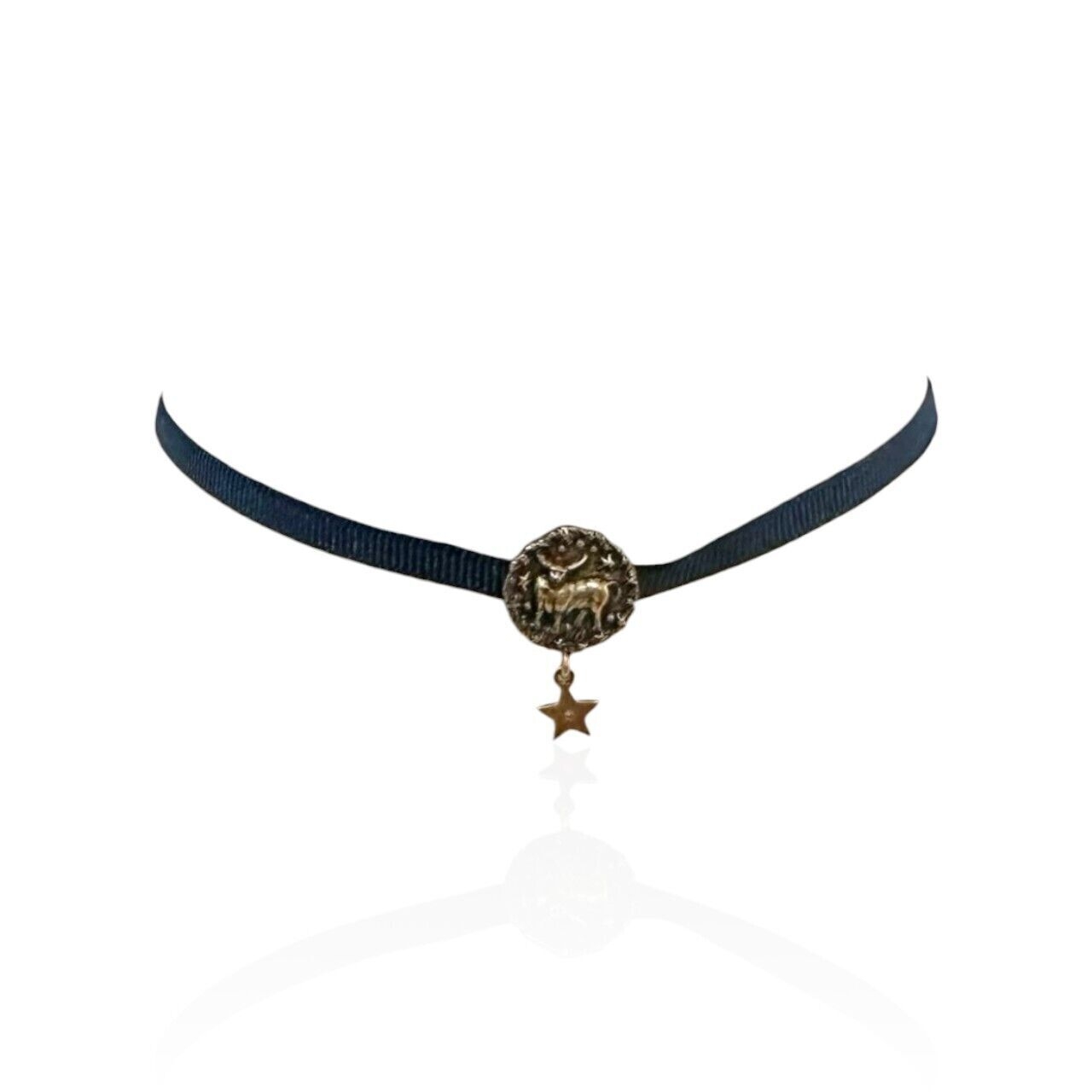 Christian Dior Black Constellation Choker Necklace