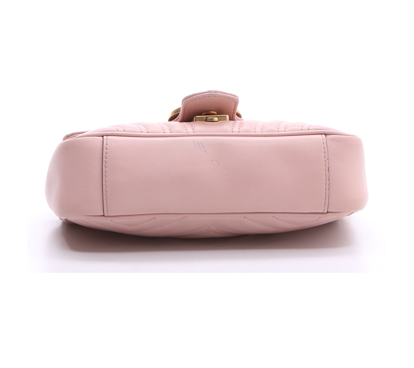 Gucci Soft Pink GG Marmont Small Matelassé Shoulder Bag 