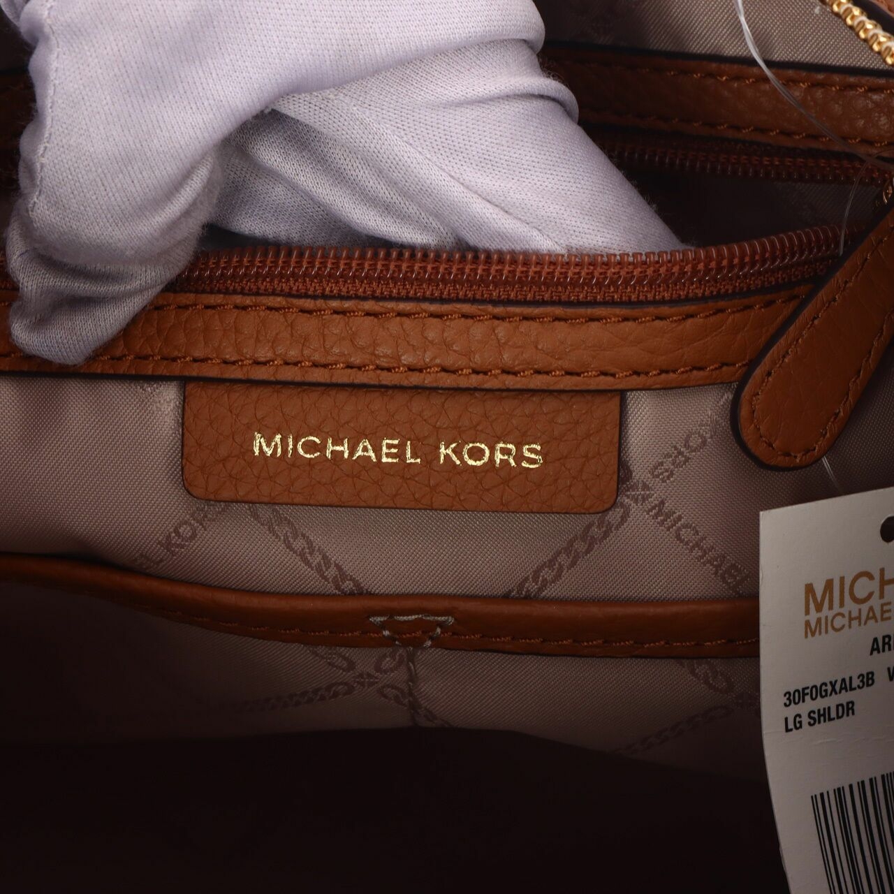 Michael Kors Large Shoulder Aria Vanilla Acorn