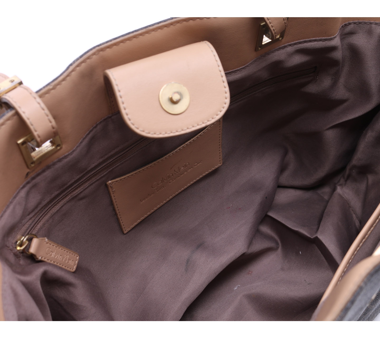 Calvin Klein Dark Brown Shoulder Bag