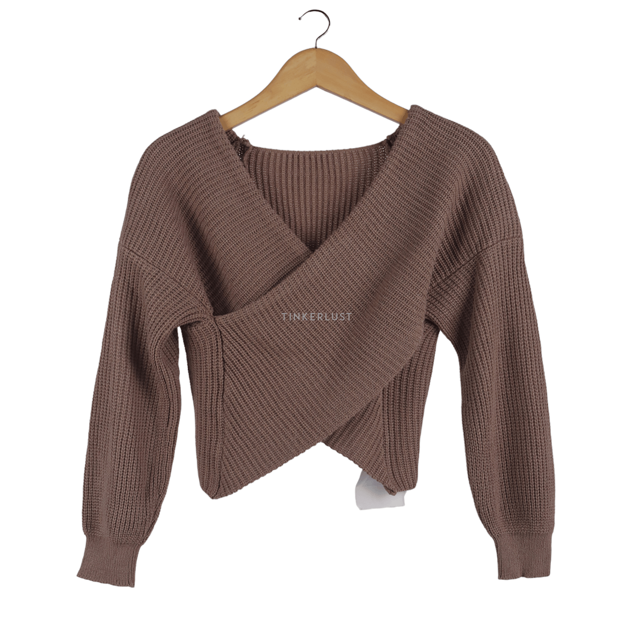 Private Collection Brown Knit Blouse