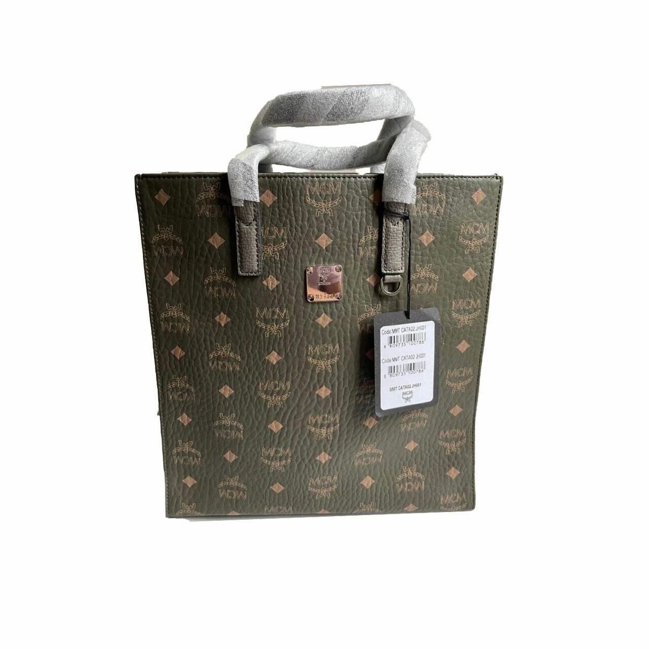 Mcm Green Tote Bag