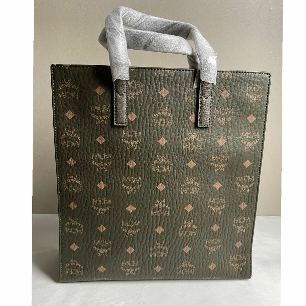 Mcm Green Tote Bag