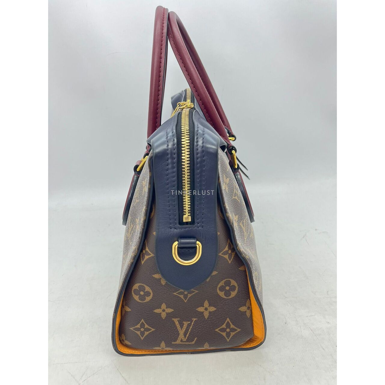 Louis Vuitton Tuilleries Mono Navy Borde 2017 Satchel Bag