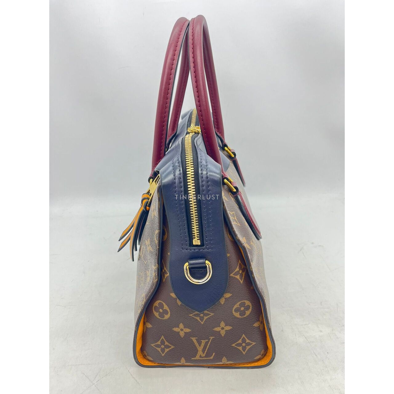 Louis Vuitton Tuilleries Mono Navy Borde 2017 Satchel Bag