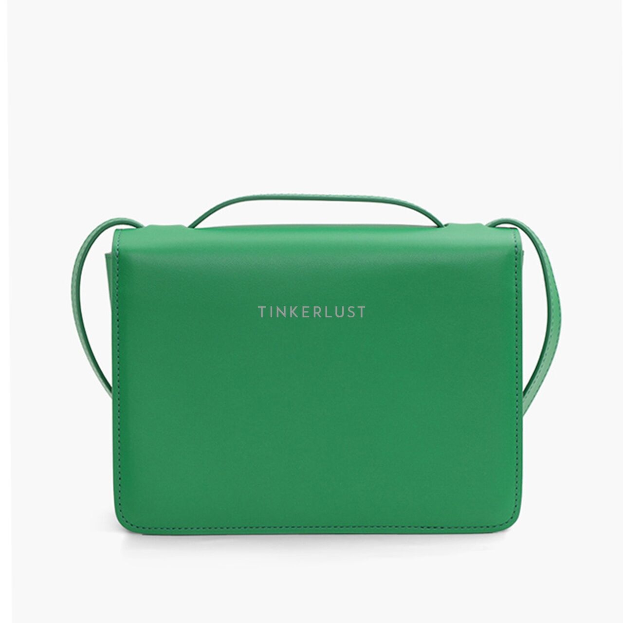 Mansur Gavriel M Frame Box Bag in Grass Calf Leather