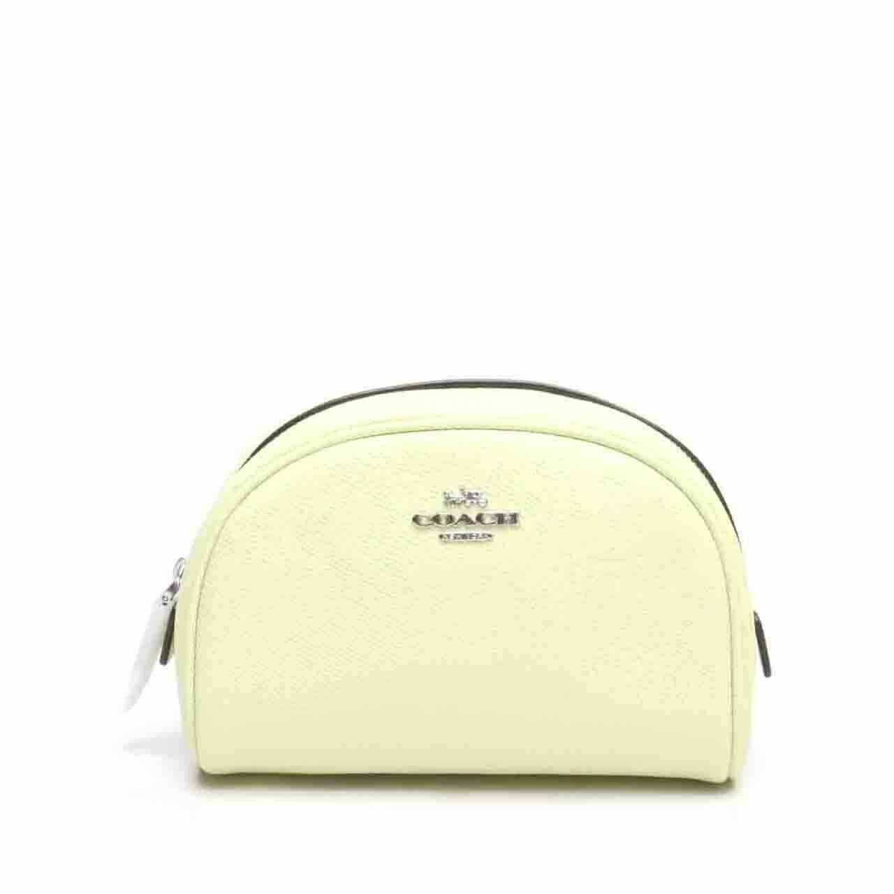 Coach C9984 Dome Cosmetic Case Pale Lime Pouch