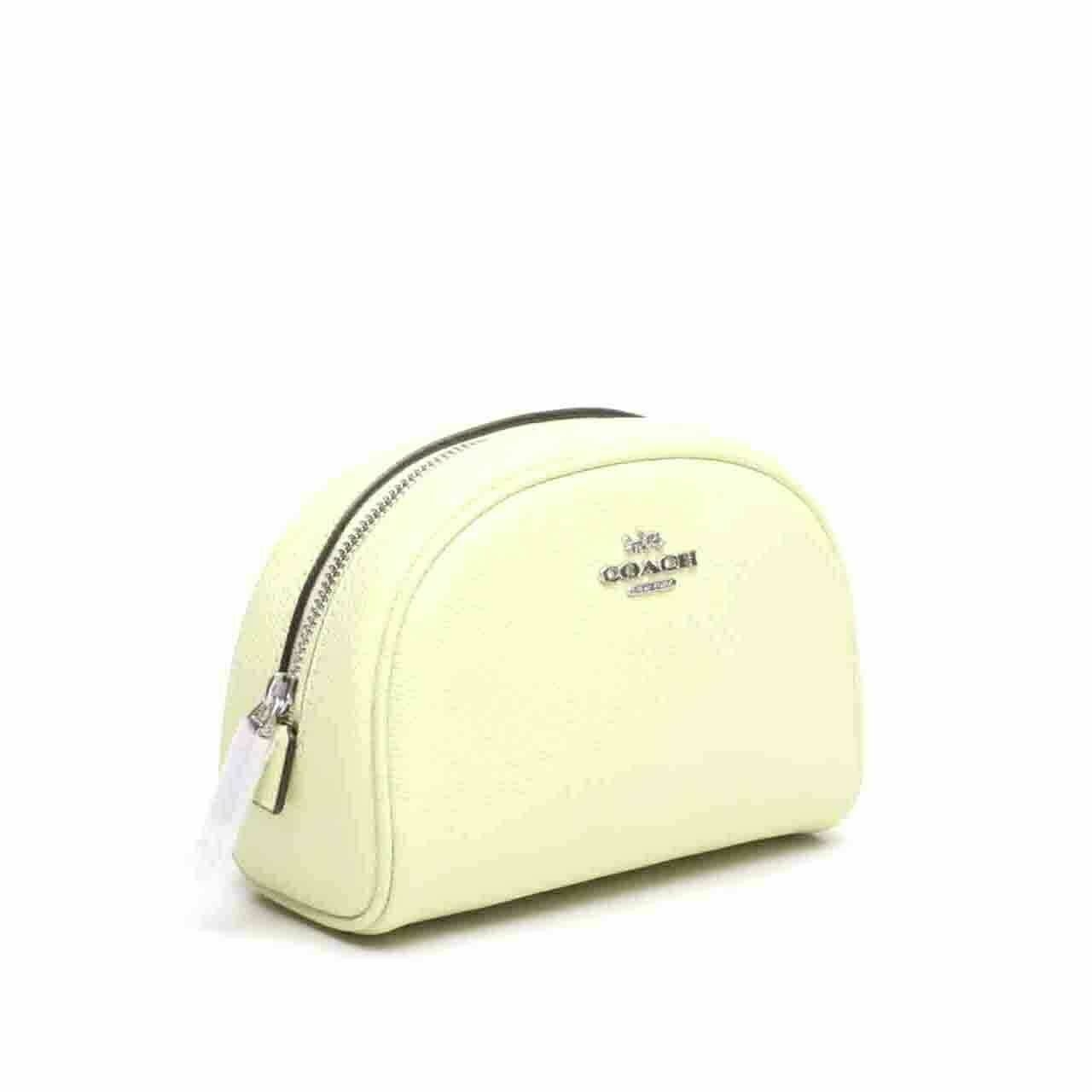 Coach C9984 Dome Cosmetic Case Pale Lime Pouch