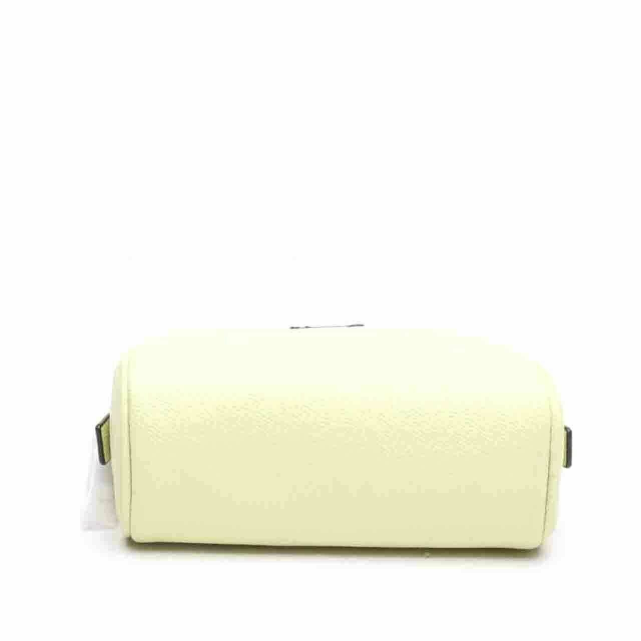 Coach C9984 Dome Cosmetic Case Pale Lime Pouch