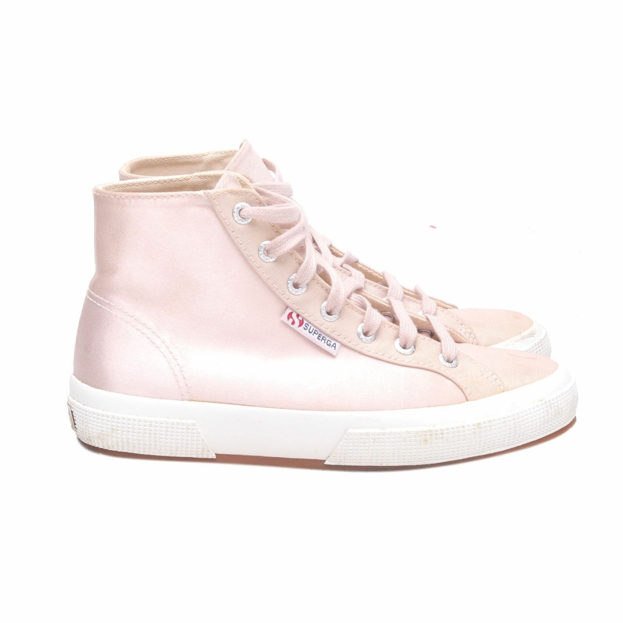 Superga Pink High Sneakers